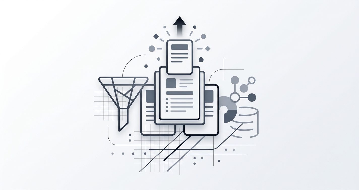 Close-up of a recruiter reviewing a CV with a magnifying glass over it.