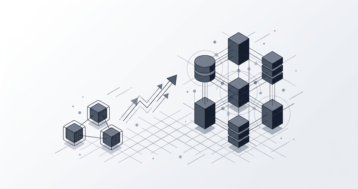 Diagram illustrating a robust Docker deployment architecture for production environments with multiple containers.